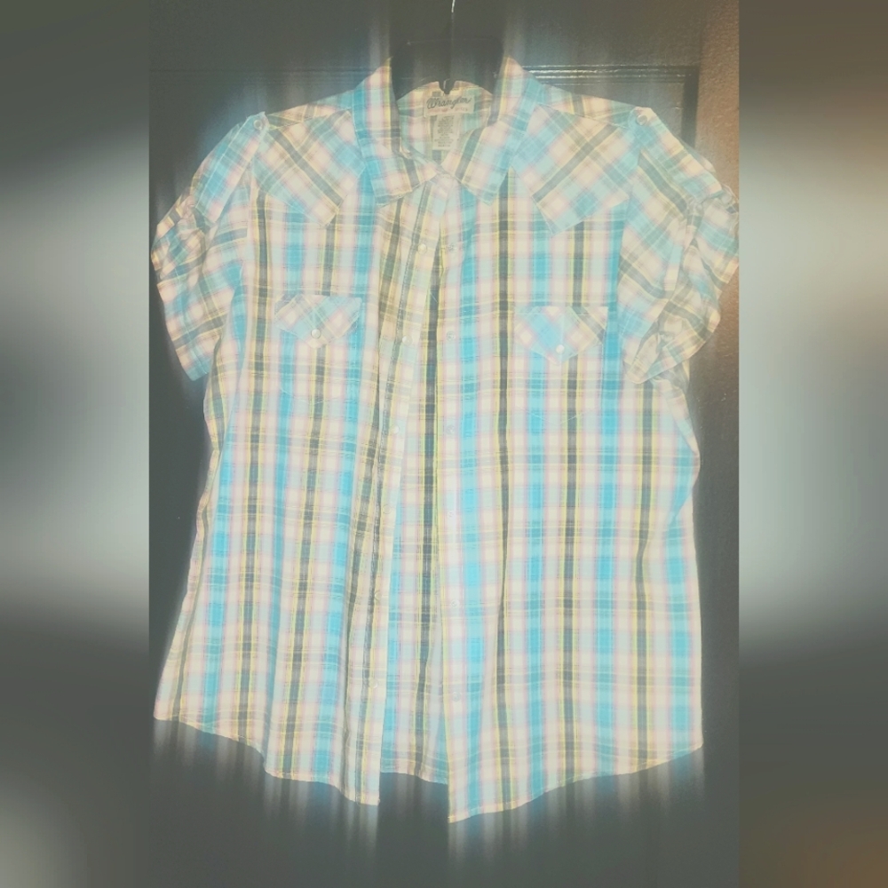 Plaid Short Sleeve Shirt